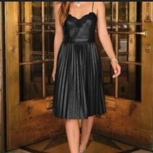 Express Black Midi Dress